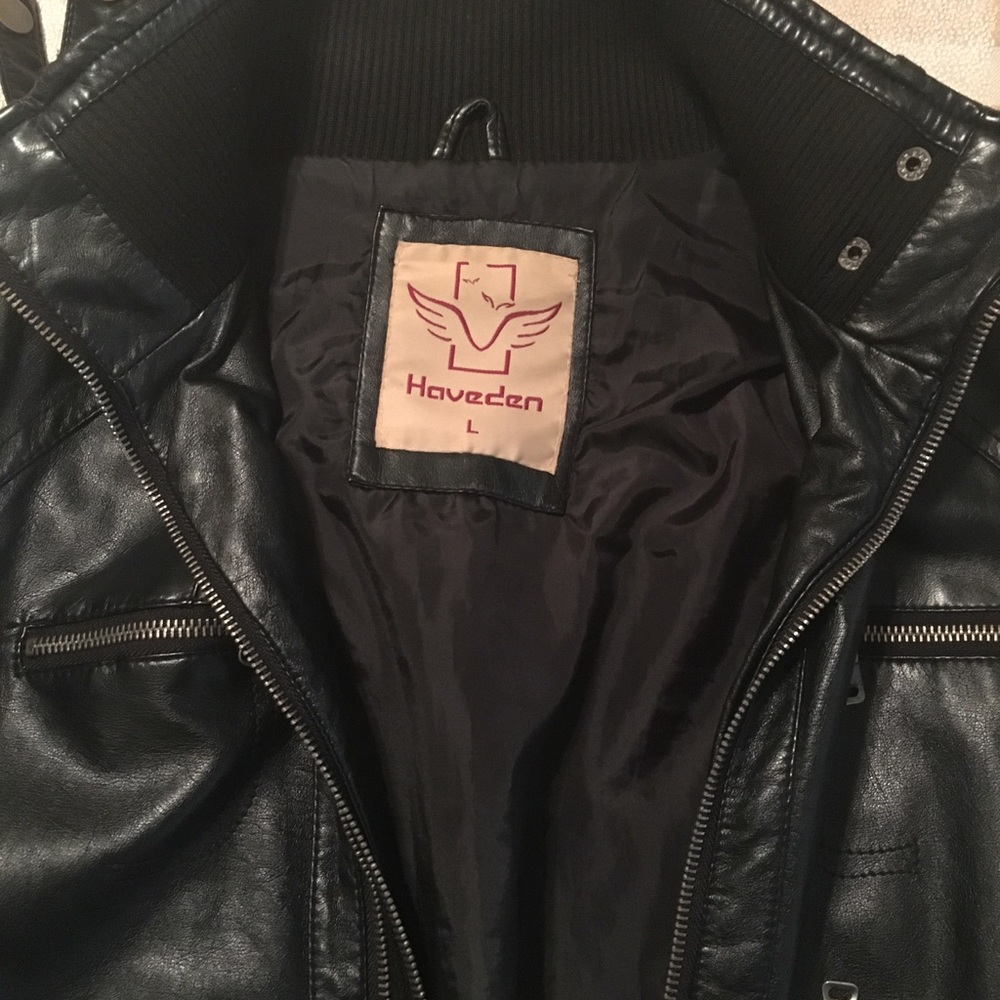 Black Leather Jacket - image 3